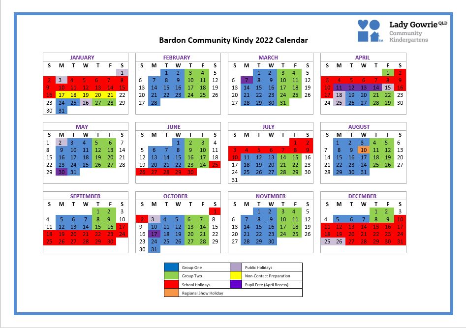 2022 Calendar